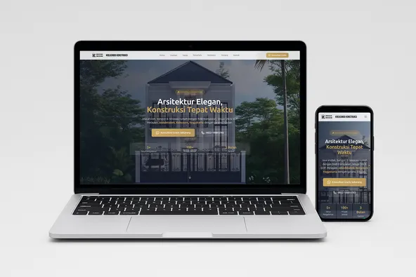 Website Company Profile untuk Kreasindo Konstruksi