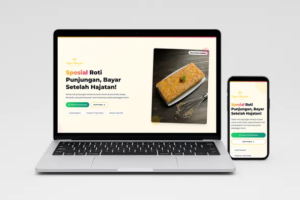 Website Katalog untuk Dapur Maryam