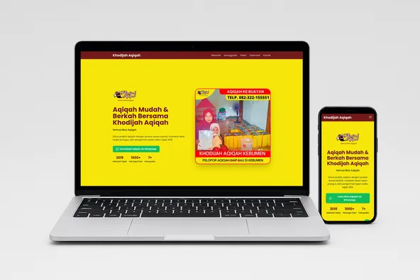 Website Layanan untuk Khodijah Aqiqah